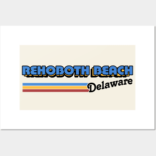 Rehoboth Beach, Delaware / / Retro Styled Design Posters and Art